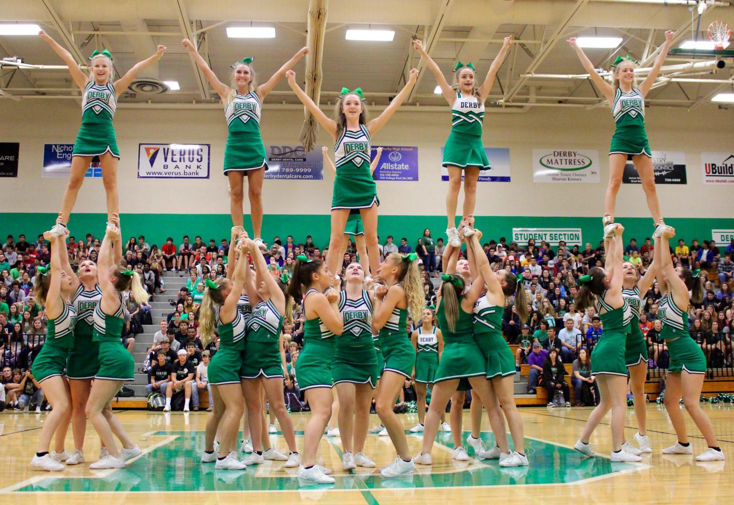 Derby FALLs in love with pep assemblies (Photos by Regina Waugh)