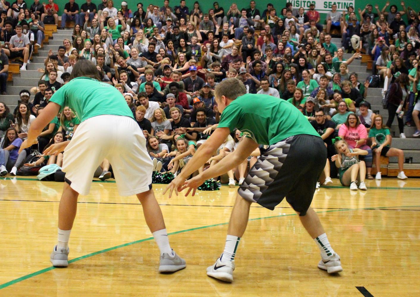 Derby FALLs in love with pep assemblies (Photos by Regina Waugh)