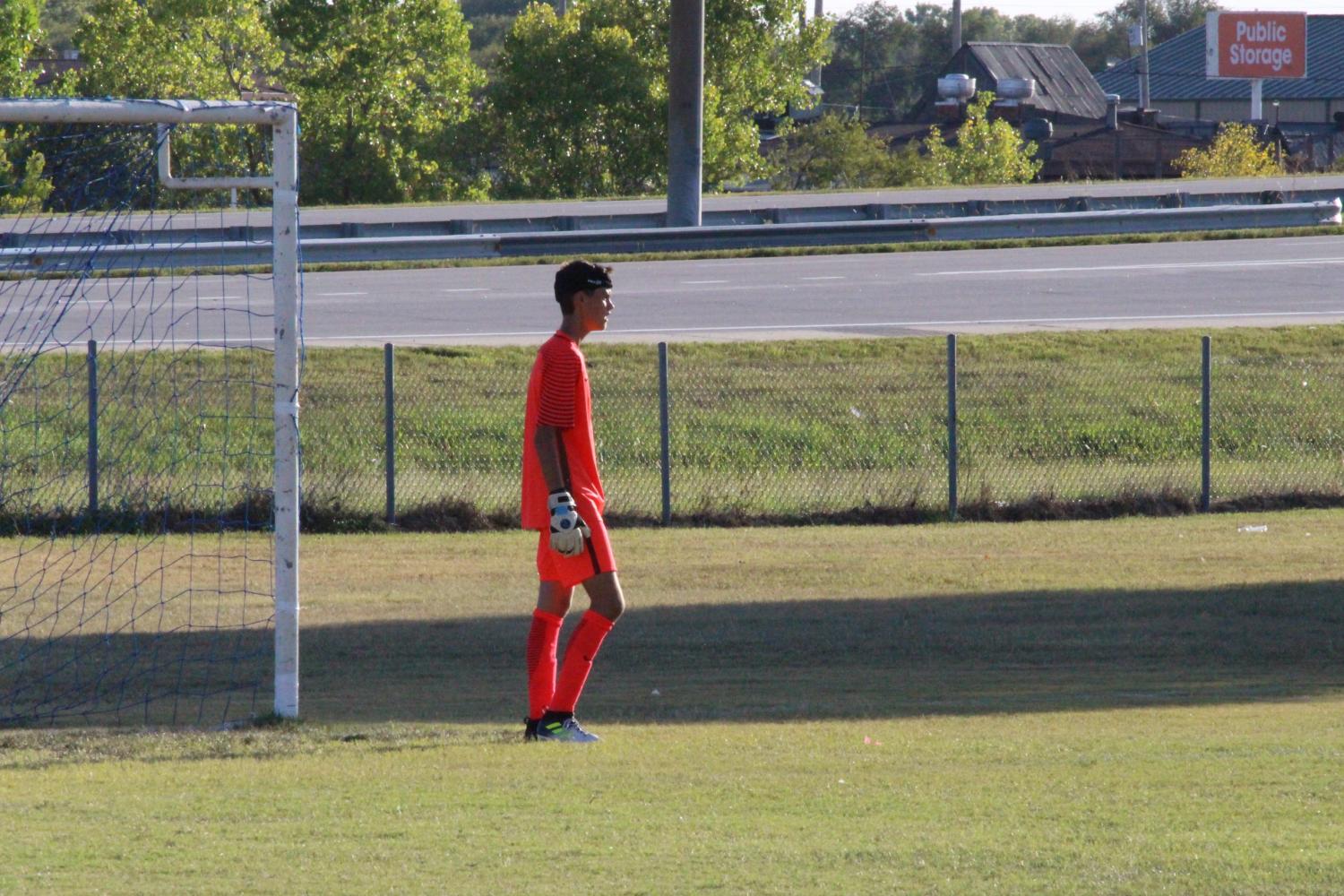 Boys varsity soccer vs. Wichita Heights ( Photos by Hannah Abou-Faissal )