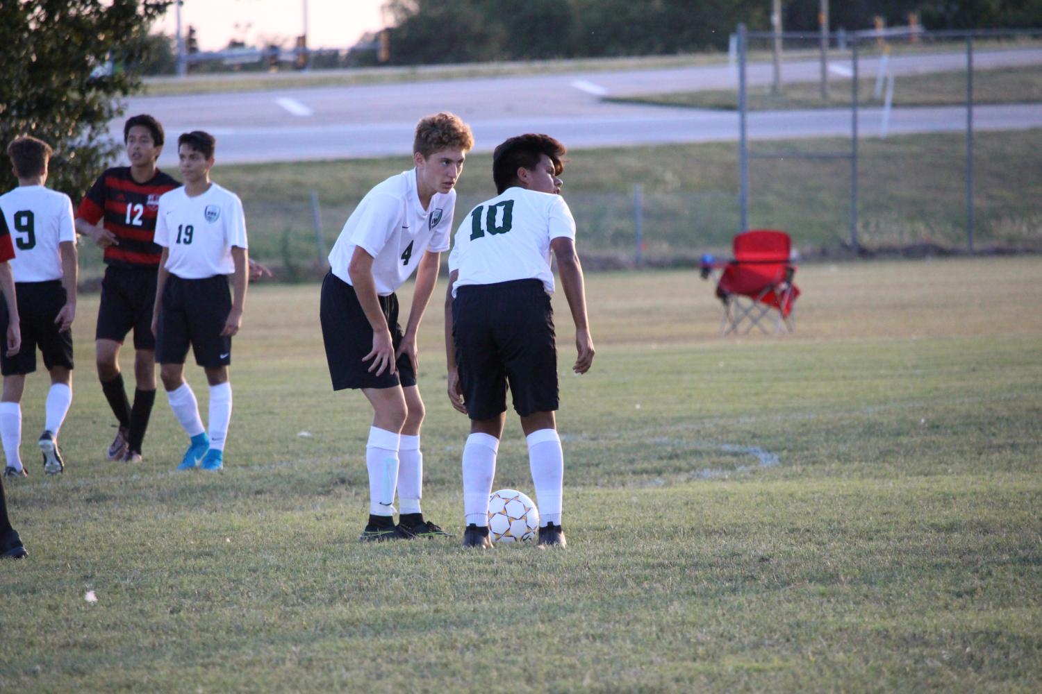 Boys varsity soccer vs. Wichita Heights ( Photos by Hannah Abou-Faissal )