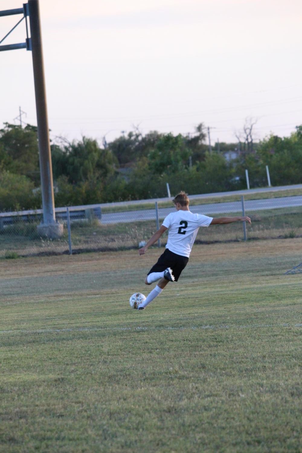 Boys varsity soccer vs. Wichita Heights ( Photos by Hannah Abou-Faissal )