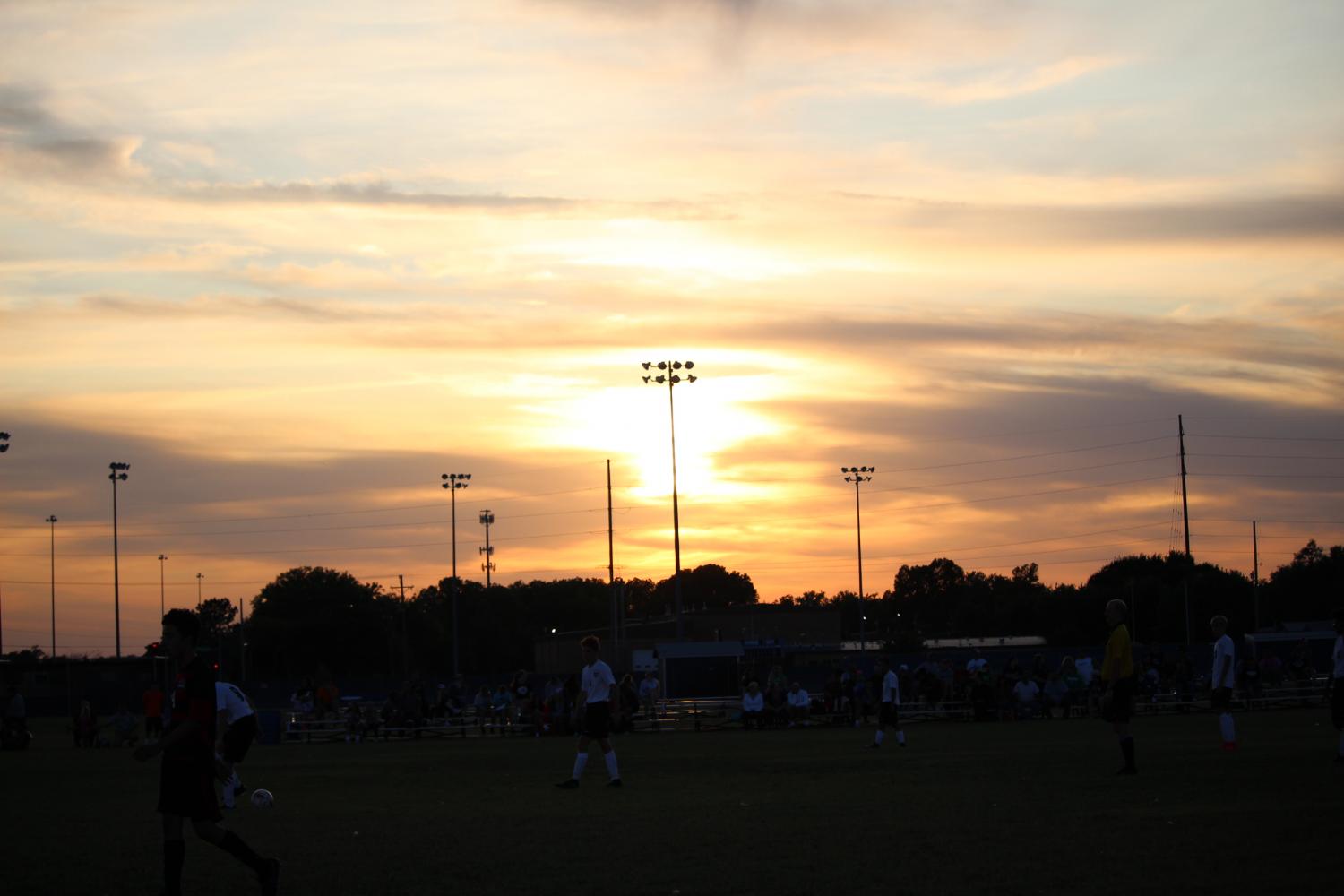 Boys varsity soccer vs. Wichita Heights ( Photos by Hannah Abou-Faissal )