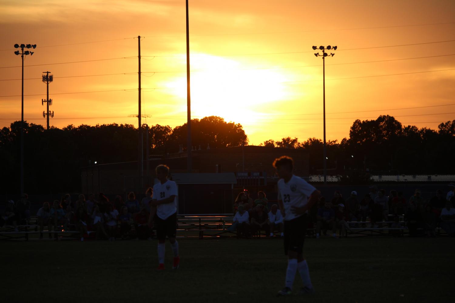 Boys varsity soccer vs. Wichita Heights ( Photos by Hannah Abou-Faissal )