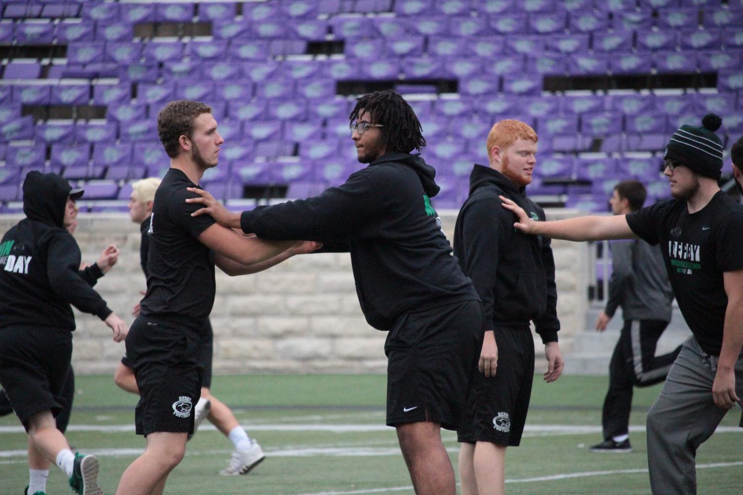 Derby football's Kansas State visit (Photos by Hannah Abou-Faissal and Brett Jones)