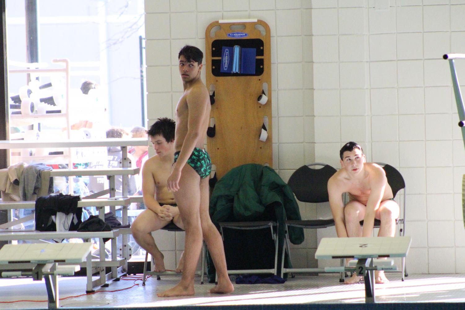 Derby Boy's Swim vs. Campus, Independent, Coffeyville, and Winfield High school (Photos by Karina Salinas)