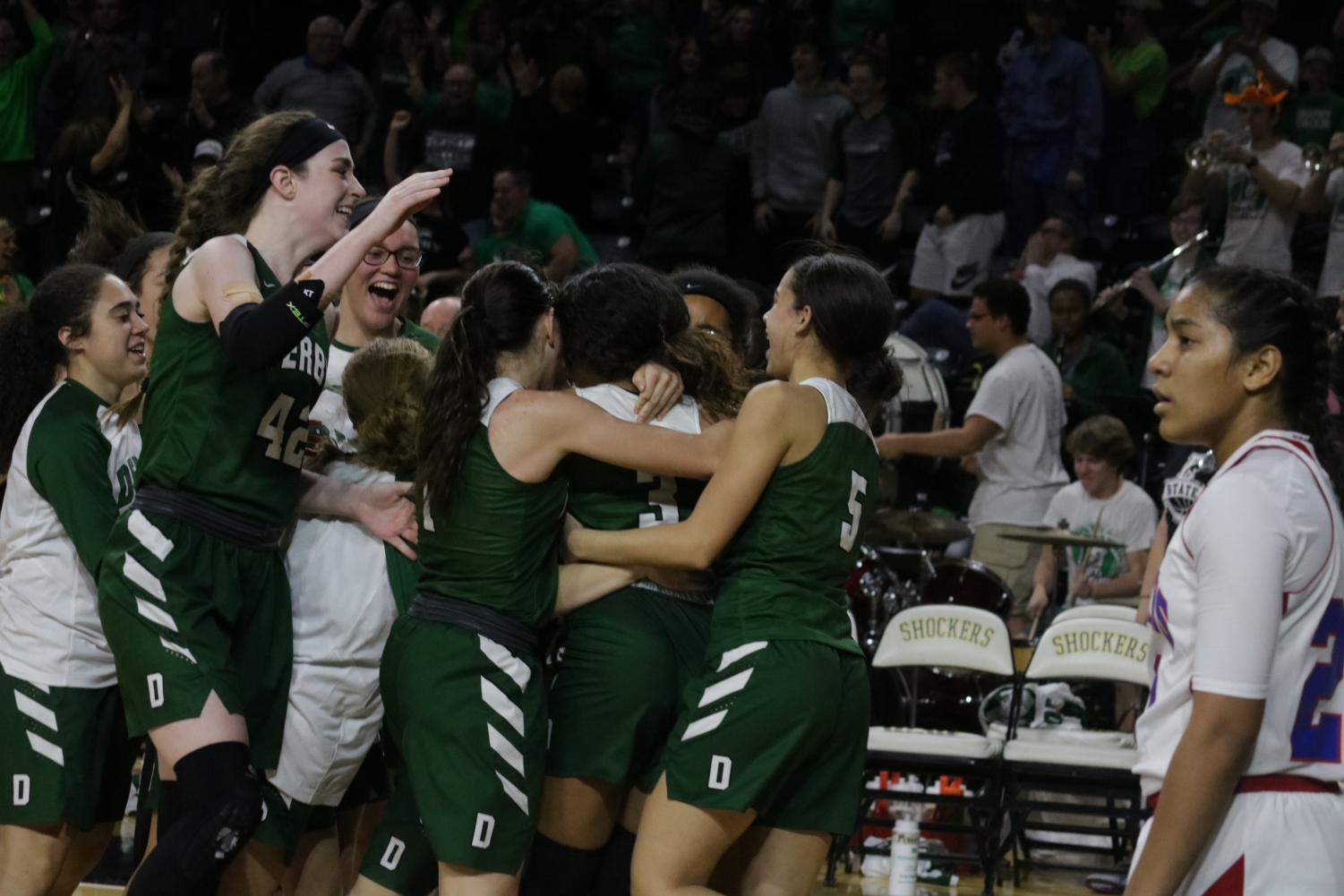 End+of+the+Derby+girls+basketball+game+against+Wichita+South%2C+state+semifinals+%28Photos+by+Brett+Jones%29