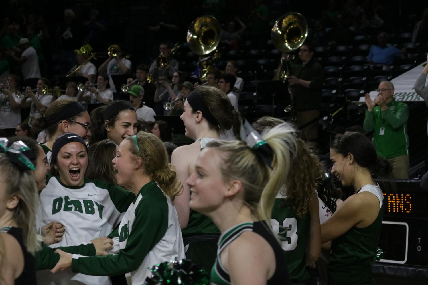 End+of+the+Derby+girls+basketball+game+against+Wichita+South%2C+state+semifinals+%28Photos+by+Brett+Jones%29