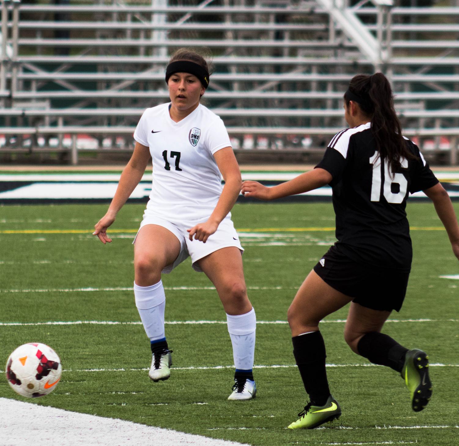 Girls varsity soccer vs. Newton (Photo Gallery by Devon DuBree)