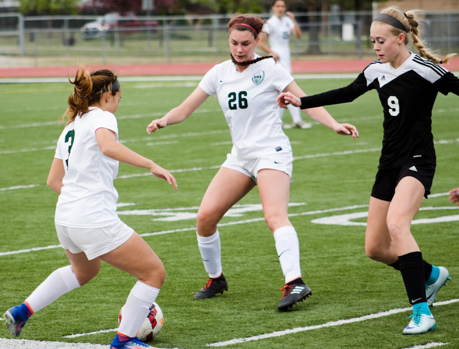 Girls varsity soccer vs. Newton (Photo Gallery by Devon DuBree)