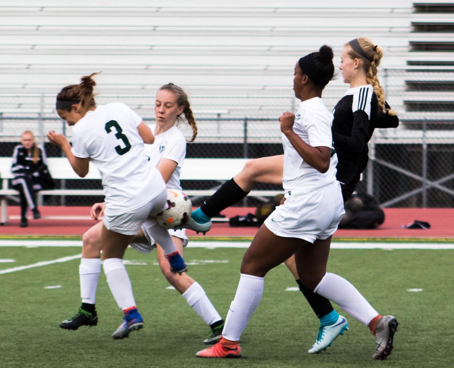 Girls varsity soccer vs. Newton (Photo Gallery by Devon DuBree)