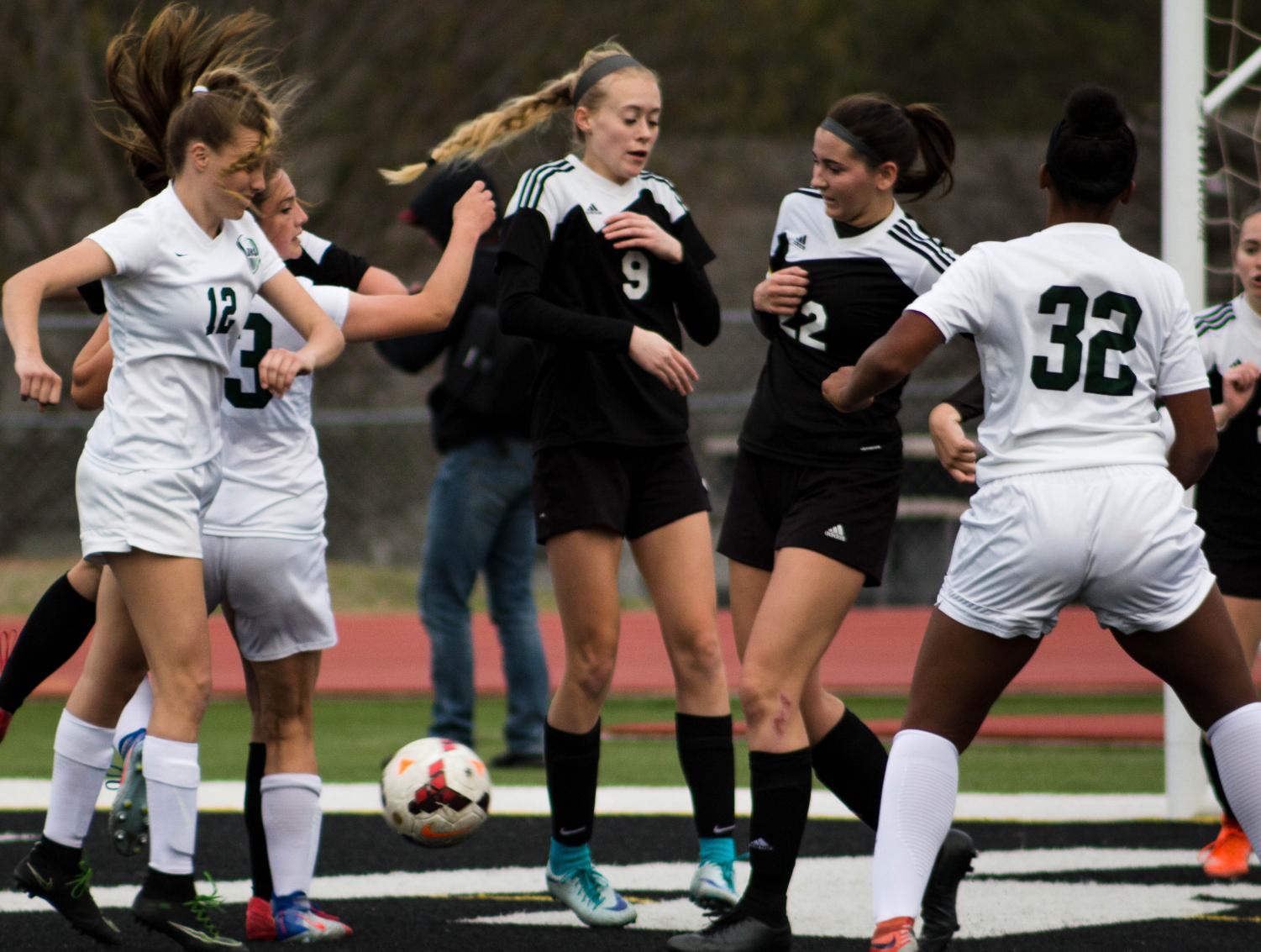 Girls varsity soccer vs. Newton (Photo Gallery by Devon DuBree)