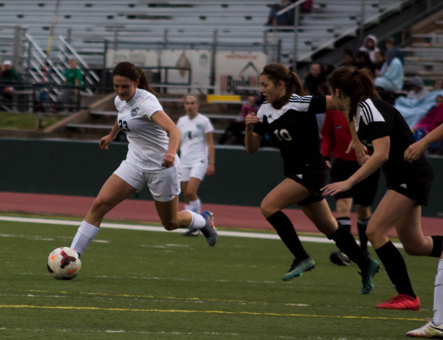 Girls varsity soccer vs. Newton (Photo Gallery by Devon DuBree)