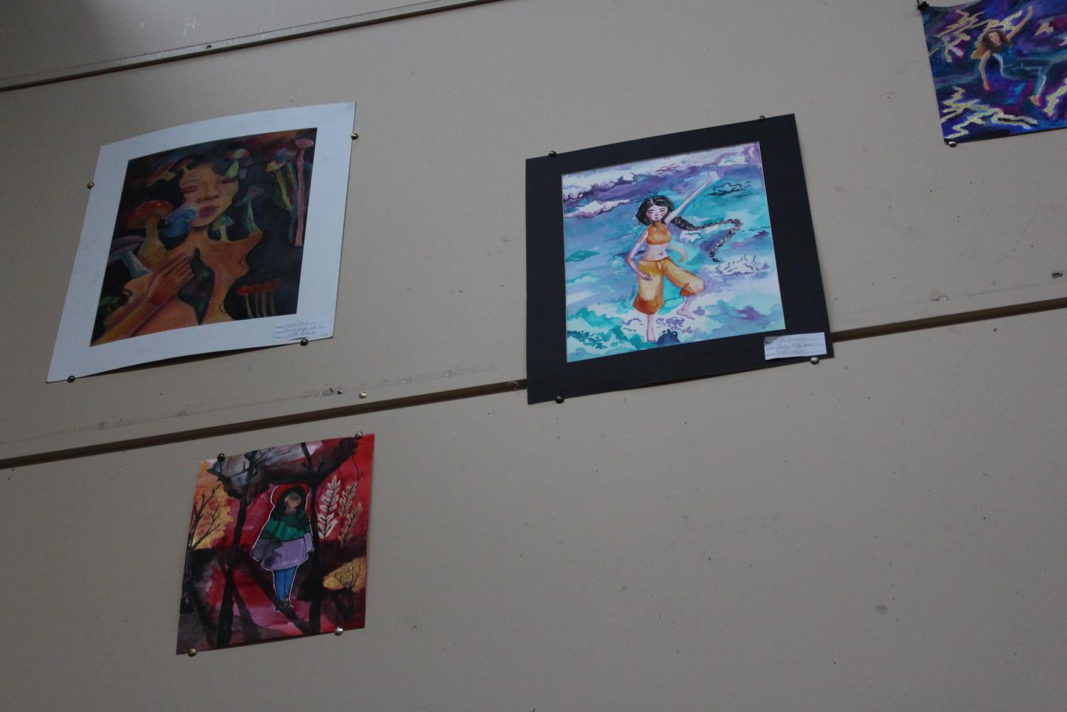 Art Show Preparation (Photos by Maddie Sanders)