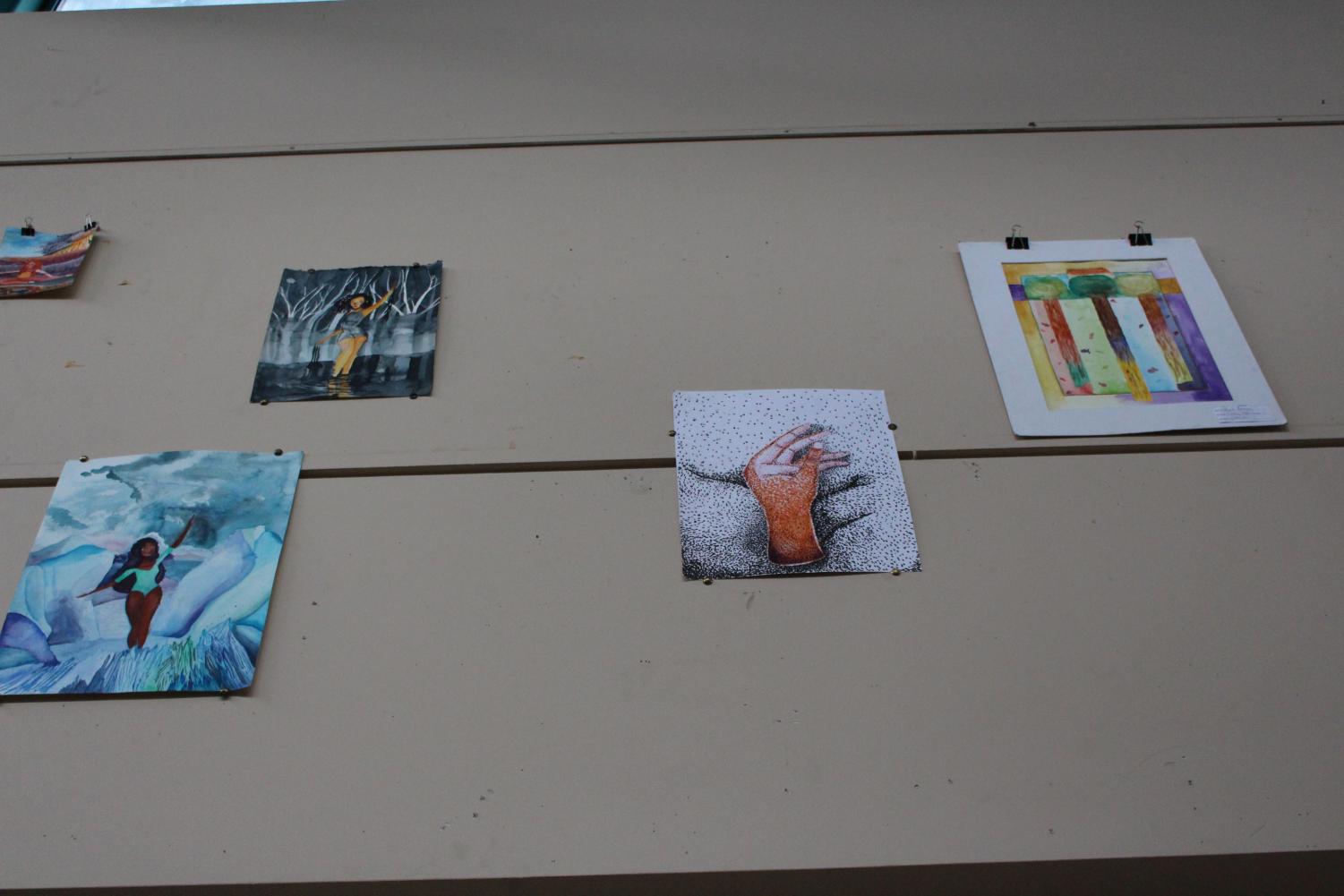 Art Show Preparation (Photos by Maddie Sanders)