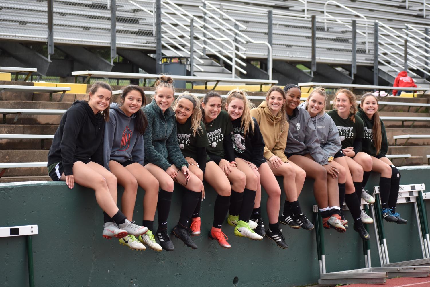 5/9/19 Derby Varsity Girls Soccer vs. Newton (photo gallery by Damien Matmanivong)