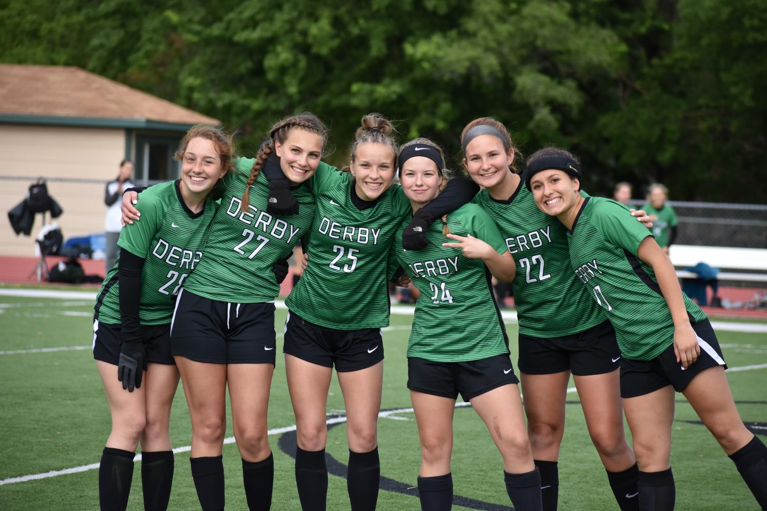 5/9/19 Derby Varsity Girls Soccer vs. Newton (photo gallery by Damien Matmanivong)