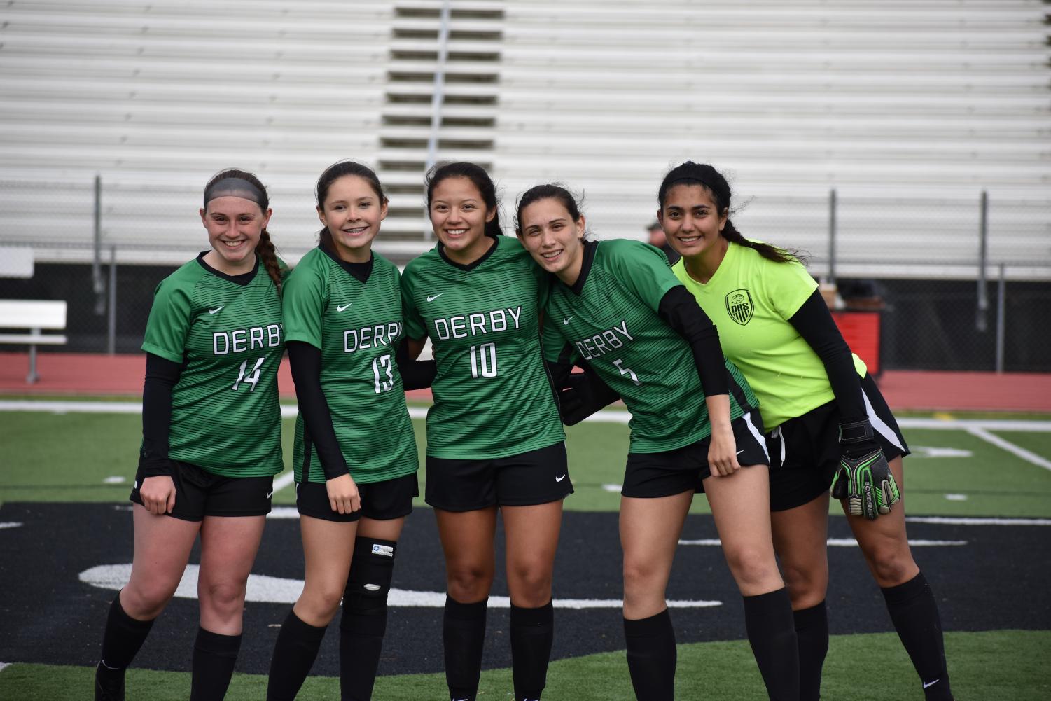 5/9/19 Derby Varsity Girls Soccer vs. Newton (photo gallery by Damien Matmanivong)