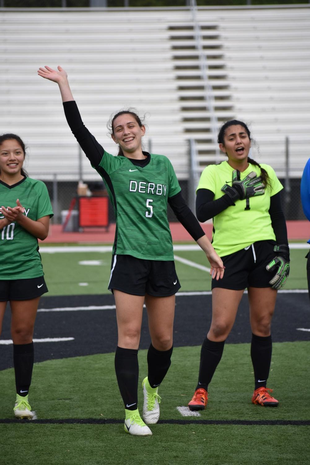 5/9/19 Derby Varsity Girls Soccer vs. Newton (photo gallery by Damien Matmanivong)