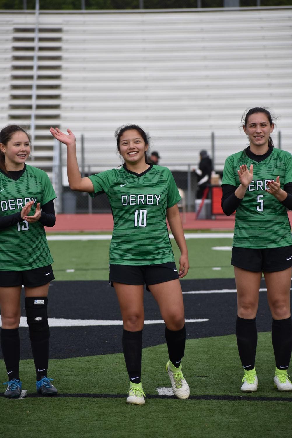 5/9/19 Derby Varsity Girls Soccer vs. Newton (photo gallery by Damien Matmanivong)