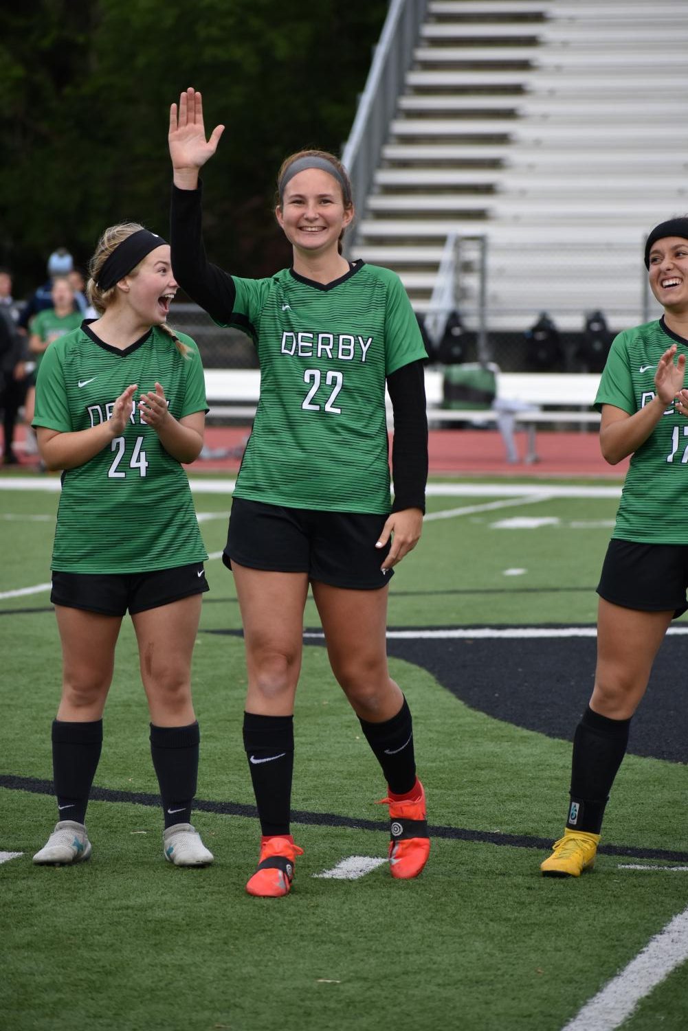 5/9/19 Derby Varsity Girls Soccer vs. Newton (photo gallery by Damien Matmanivong)