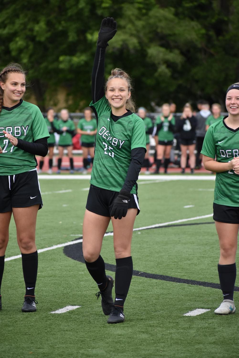 5/9/19 Derby Varsity Girls Soccer vs. Newton (photo gallery by Damien Matmanivong)