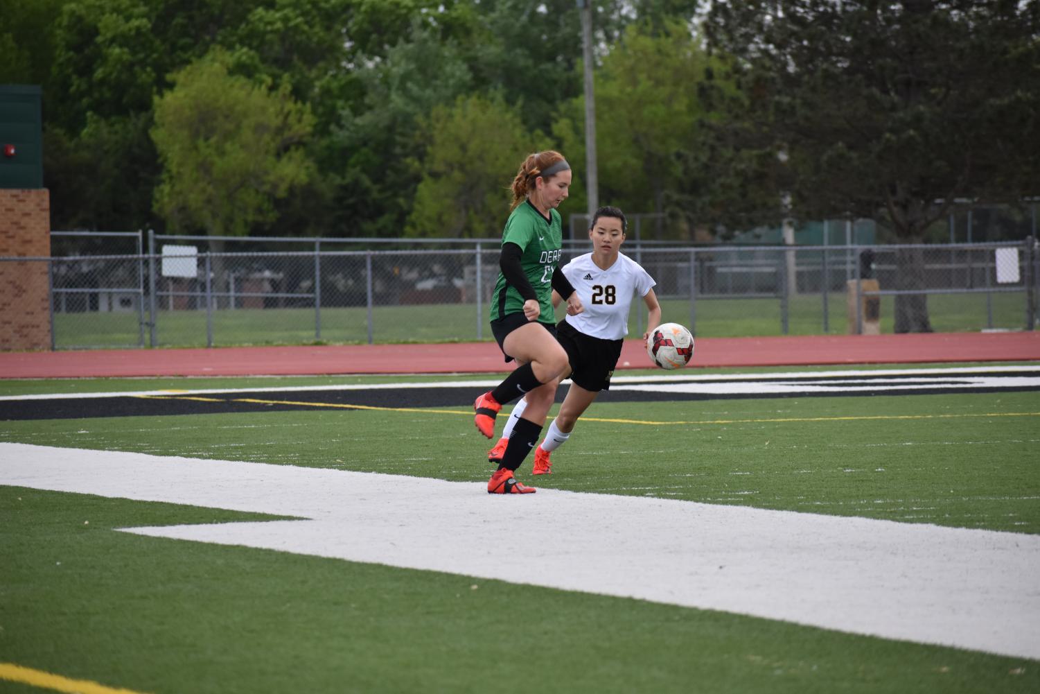 5/9/19 Derby Varsity Girls Soccer vs. Newton (photo gallery by Damien Matmanivong)