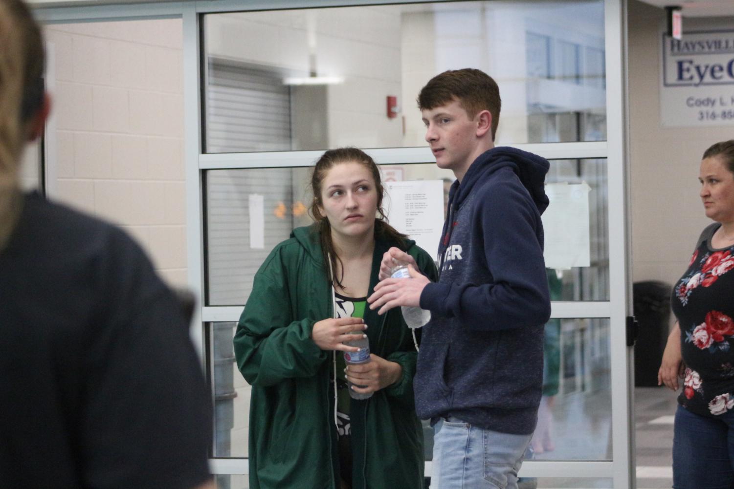 Girls Swim Senior Night 4/31 (Photos by Kiley Hale)