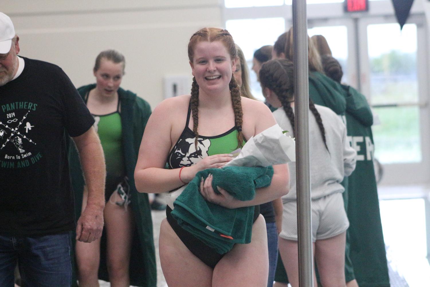 Girls Swim Senior Night 4/31 (Photos by Kiley Hale)