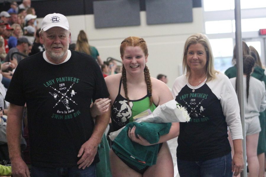 Girls Swim Senior Night 4/31 (Photos by Kiley Hale)
