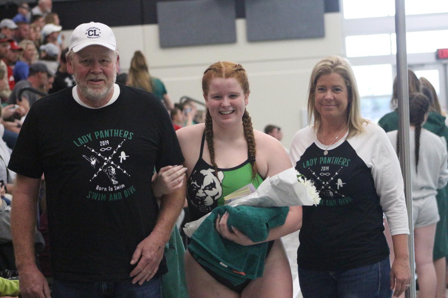Girls Swim Senior Night 4/31 (Photos by Kiley Hale)