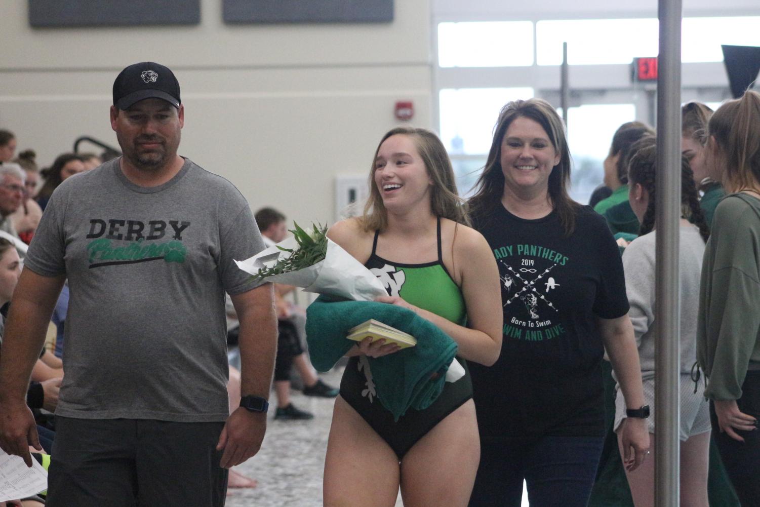 Girls Swim Senior Night 4/31 (Photos by Kiley Hale)