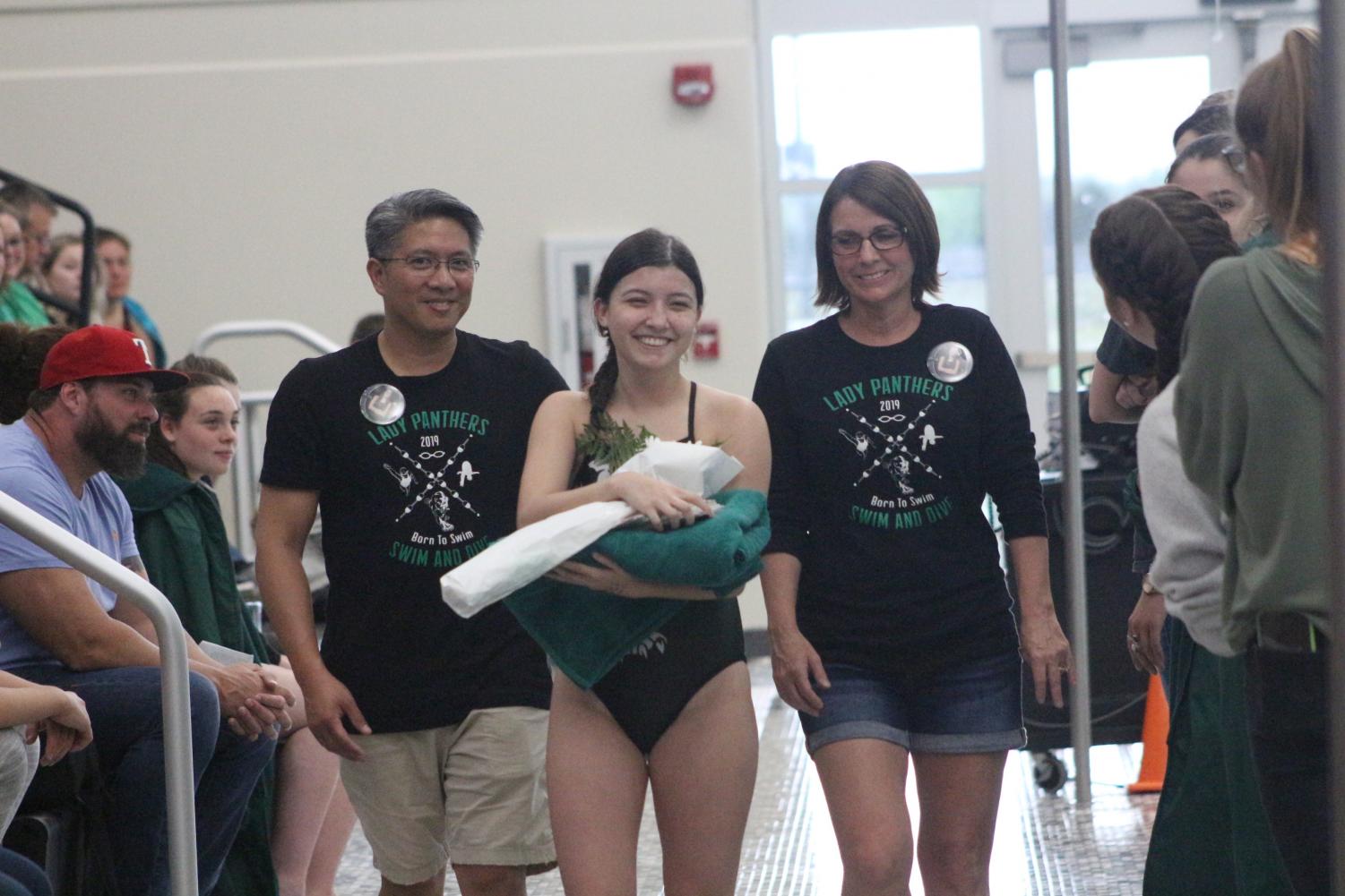 Girls Swim Senior Night 4/31 (Photos by Kiley Hale)