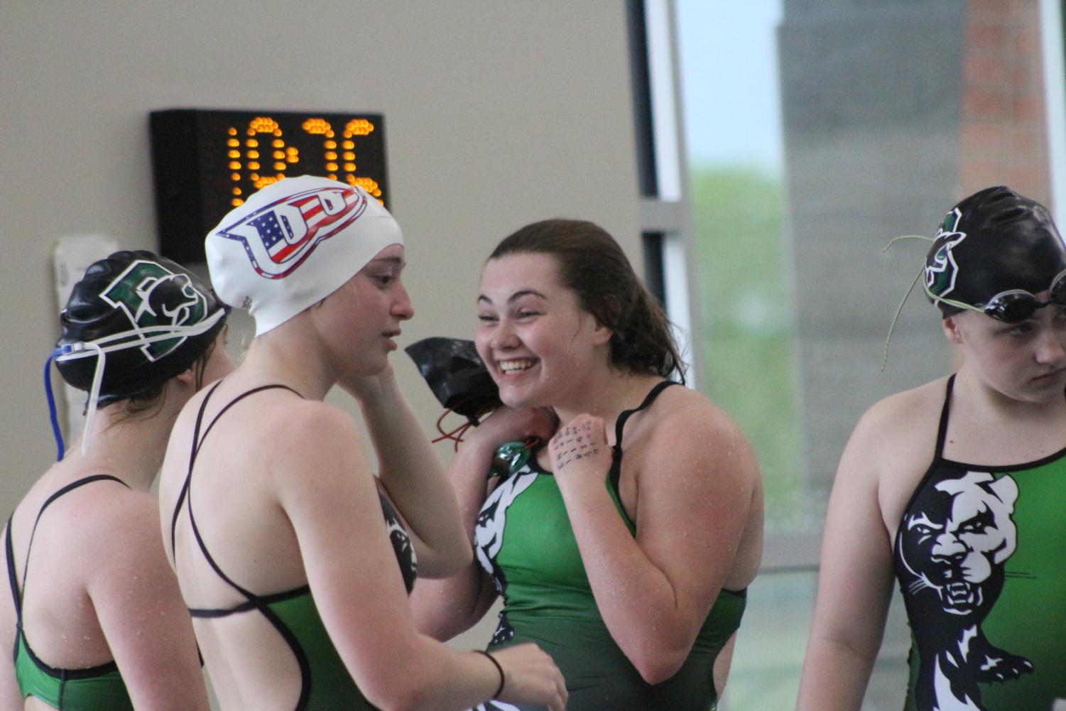Girls Swim Senior Night 4/31 (Photos by Kiley Hale)