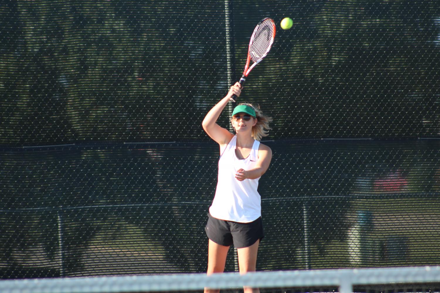 Varsity and JV tennis at Emporia (Photos by Kiley Hale)