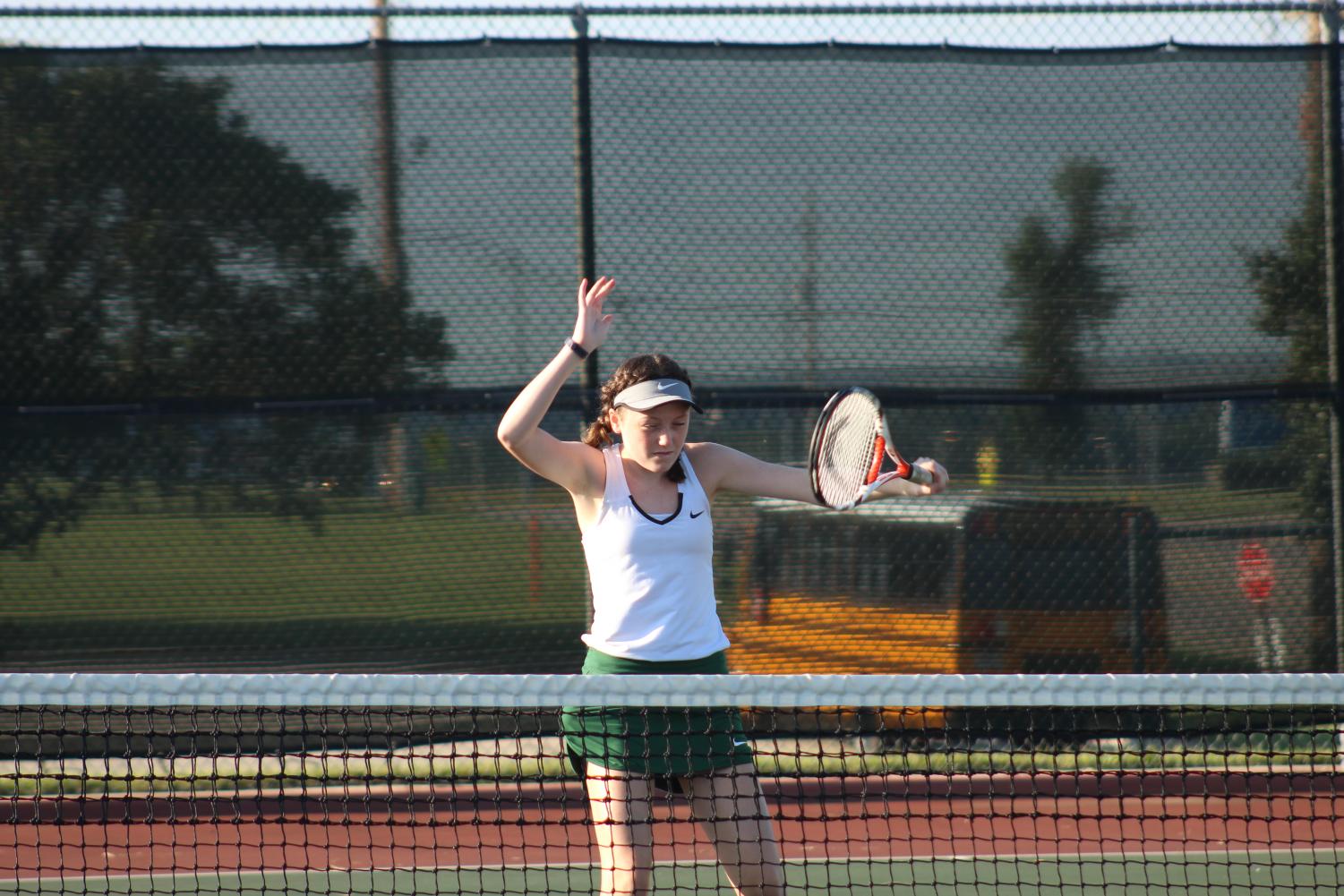 Varsity and JV tennis at Emporia (Photos by Kiley Hale)