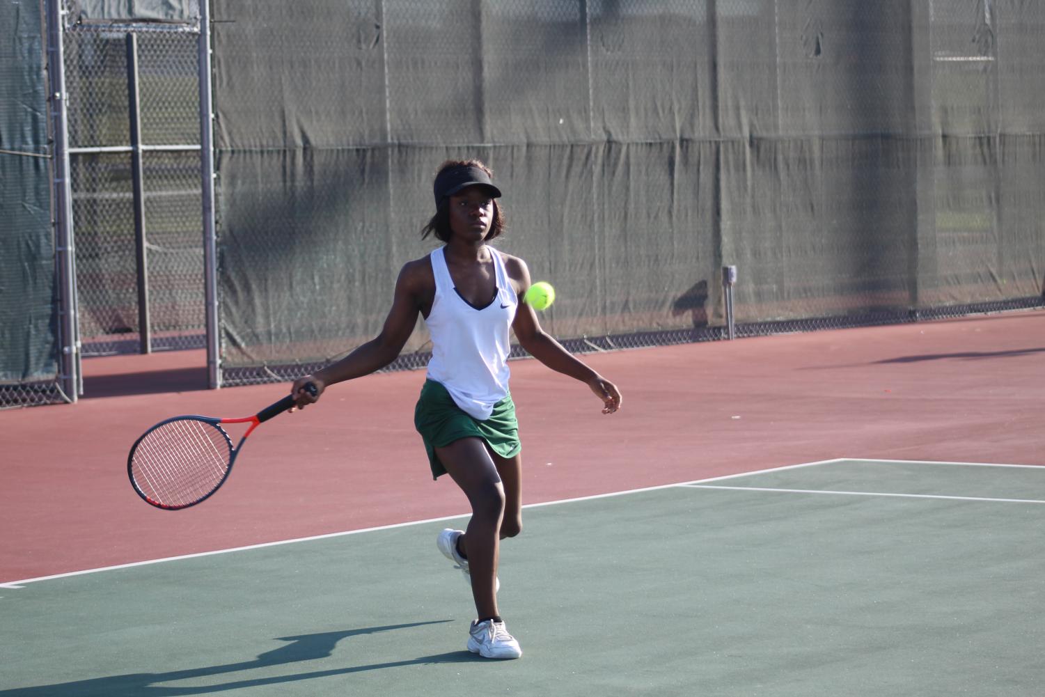 Varsity and JV tennis at Emporia (Photos by Kiley Hale)