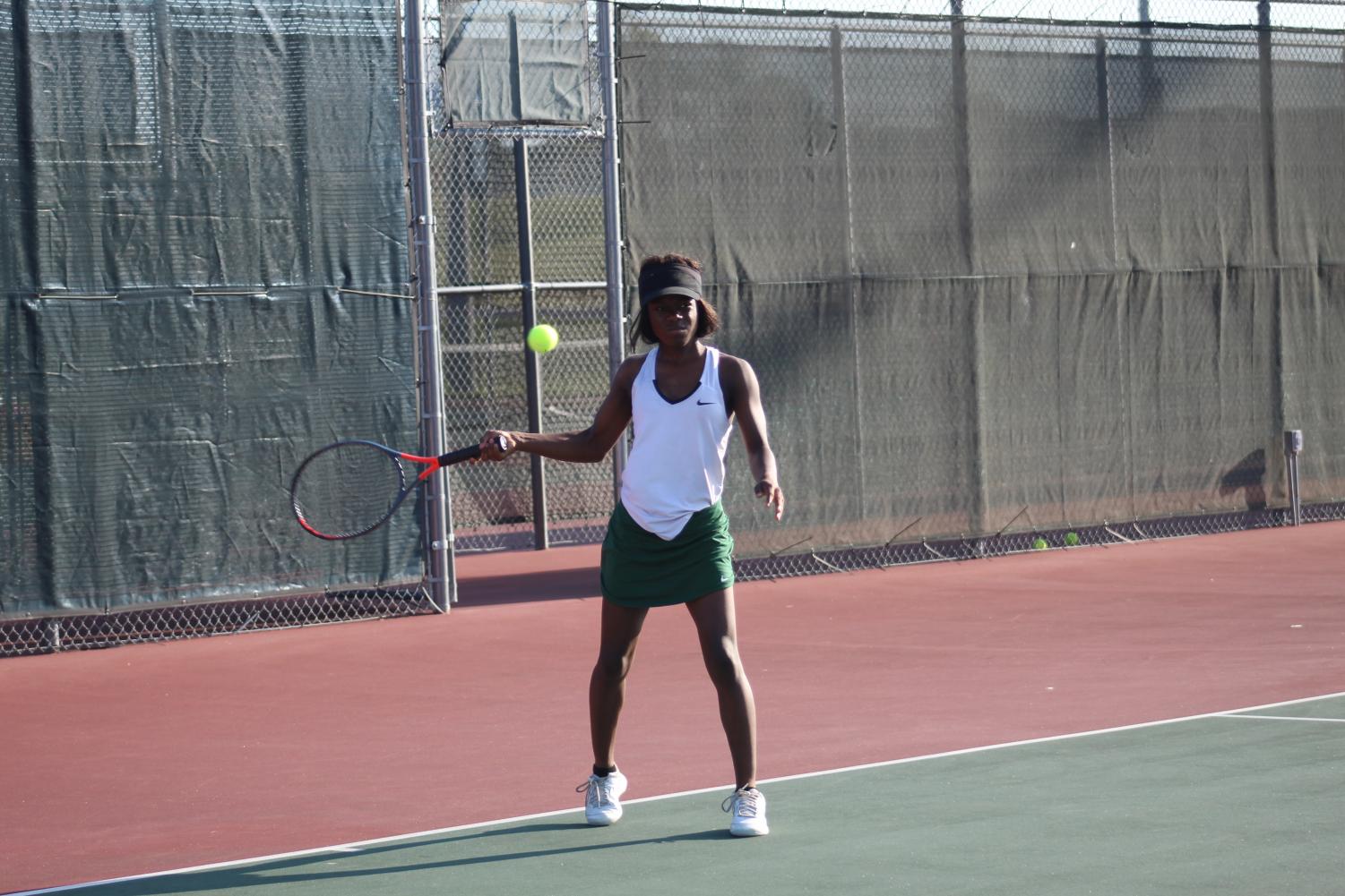 Varsity and JV tennis at Emporia (Photos by Kiley Hale)