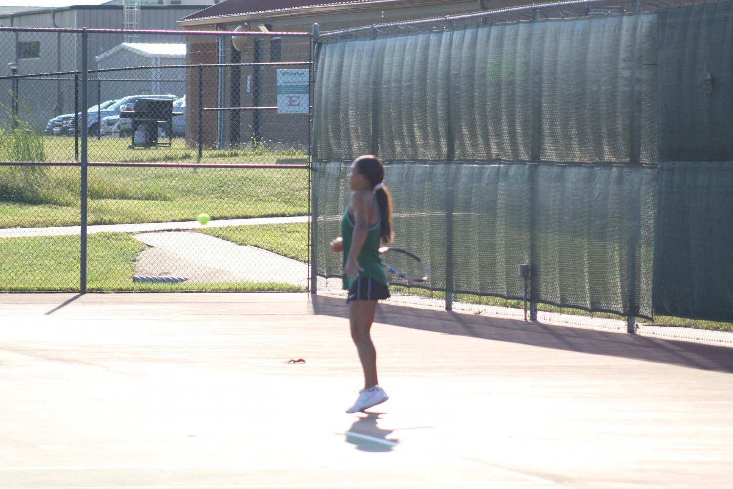 Varsity and JV tennis at Emporia (Photos by Kiley Hale)