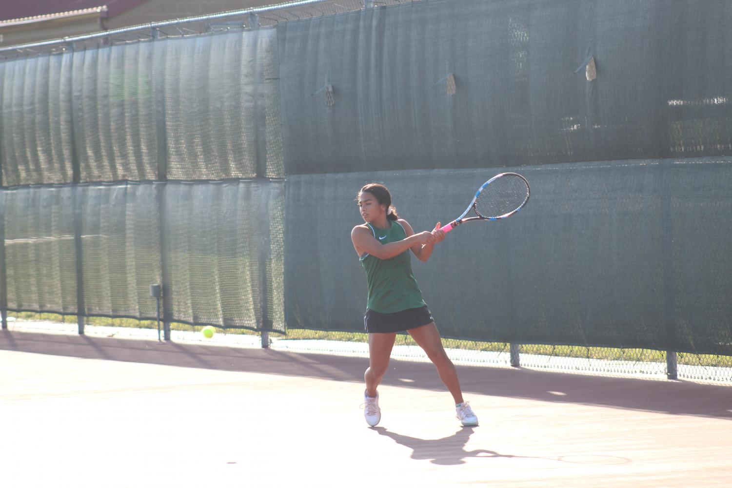 Varsity and JV tennis at Emporia (Photos by Kiley Hale)