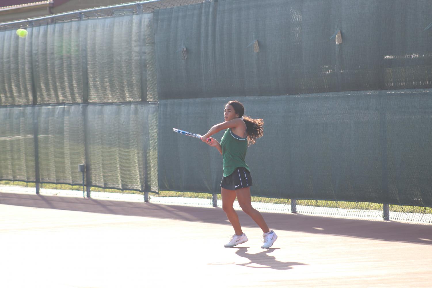 Varsity and JV tennis at Emporia (Photos by Kiley Hale)