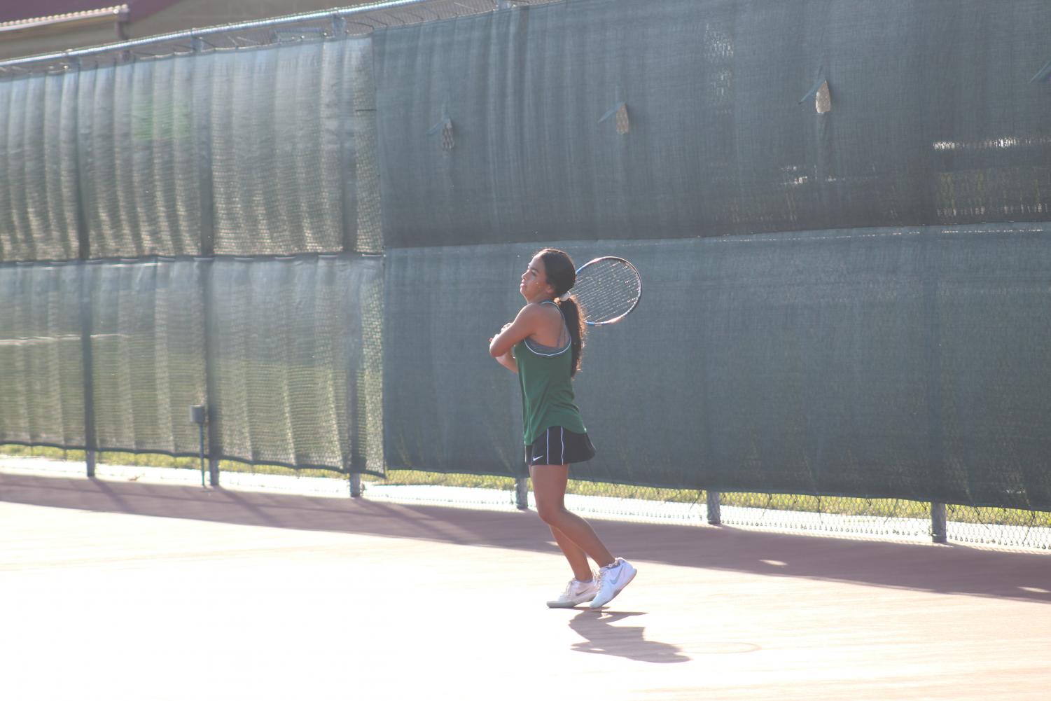 Varsity and JV tennis at Emporia (Photos by Kiley Hale)