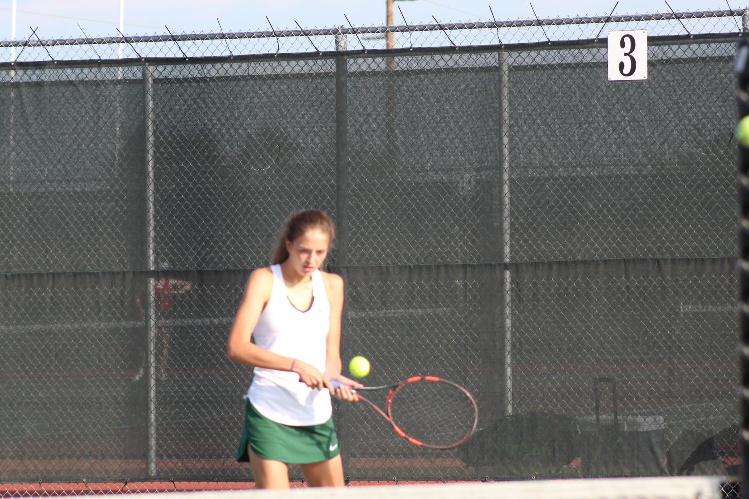 Varsity and JV tennis at Emporia (Photos by Kiley Hale)