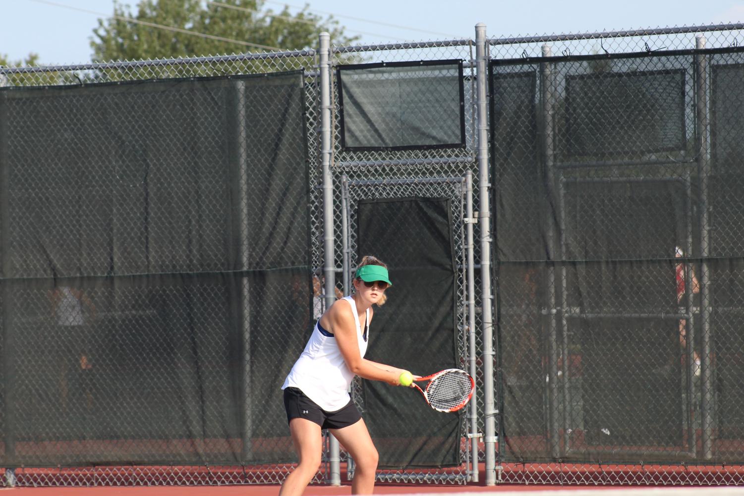 Varsity and JV tennis at Emporia (Photos by Kiley Hale)