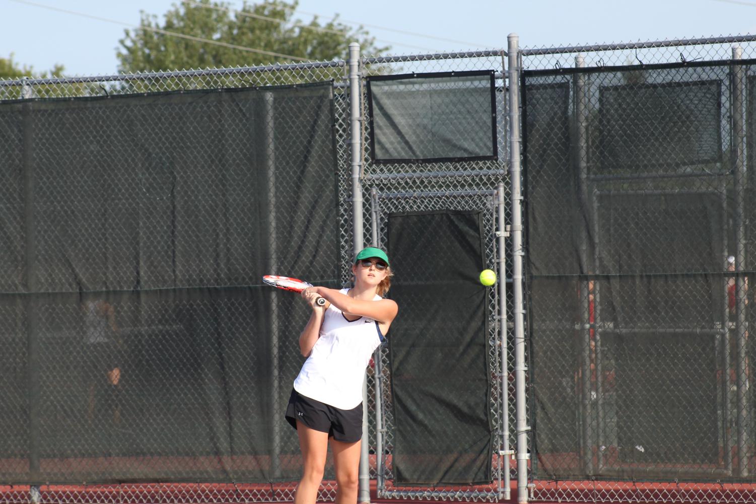 Varsity and JV tennis at Emporia (Photos by Kiley Hale)