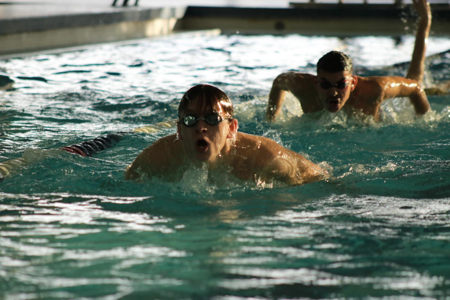 Boys+swim+practice+%28photos+by+Allison+Mehringer%29