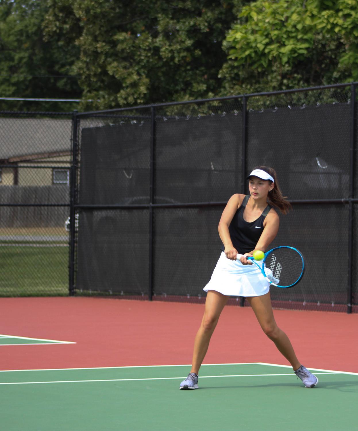 Girls+Varsity+Tennis+at+Kossover+Tennis+Center+9%2F22+%28Photos+by+Kiley+Hale%29