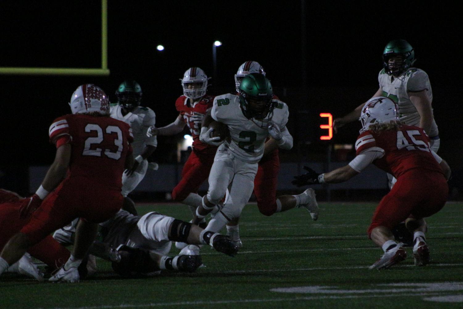 Varsity football v. Maize (Photos by Mya Studyvin)