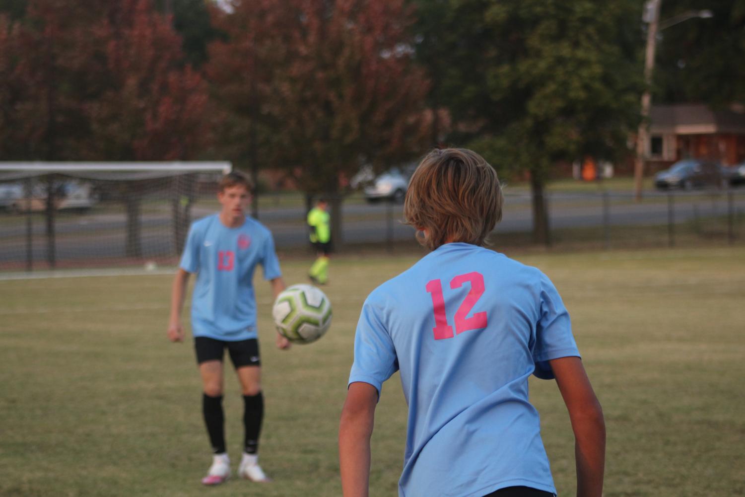 Varsity soccer v. Bishop Carroll (Photos by Mya Studyvin)