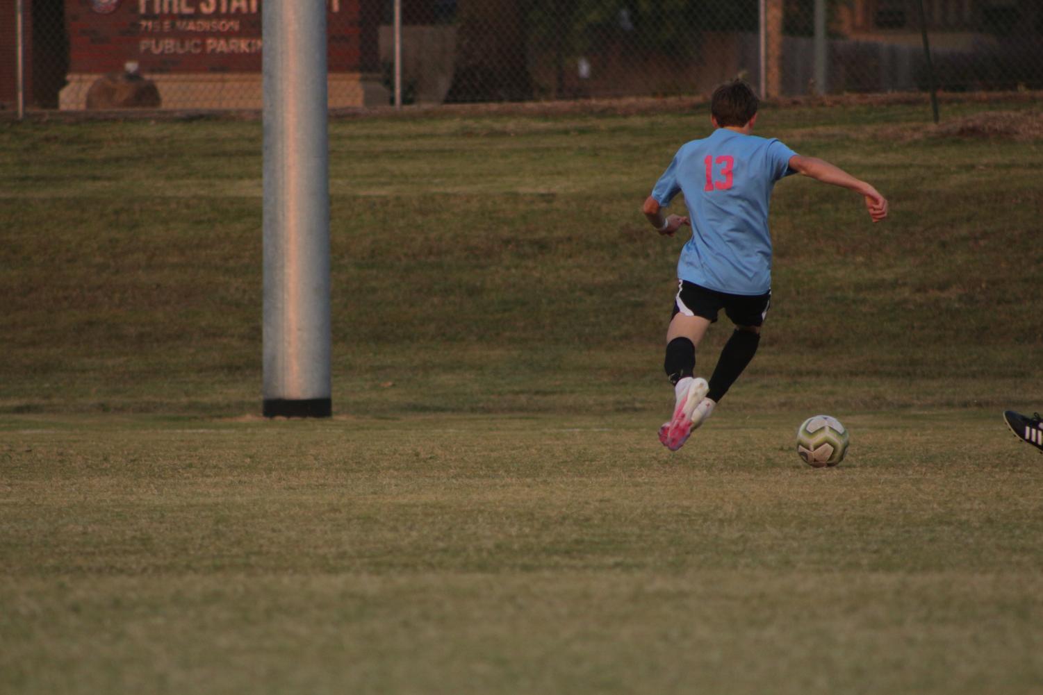 Varsity soccer v. Bishop Carroll (Photos by Mya Studyvin)