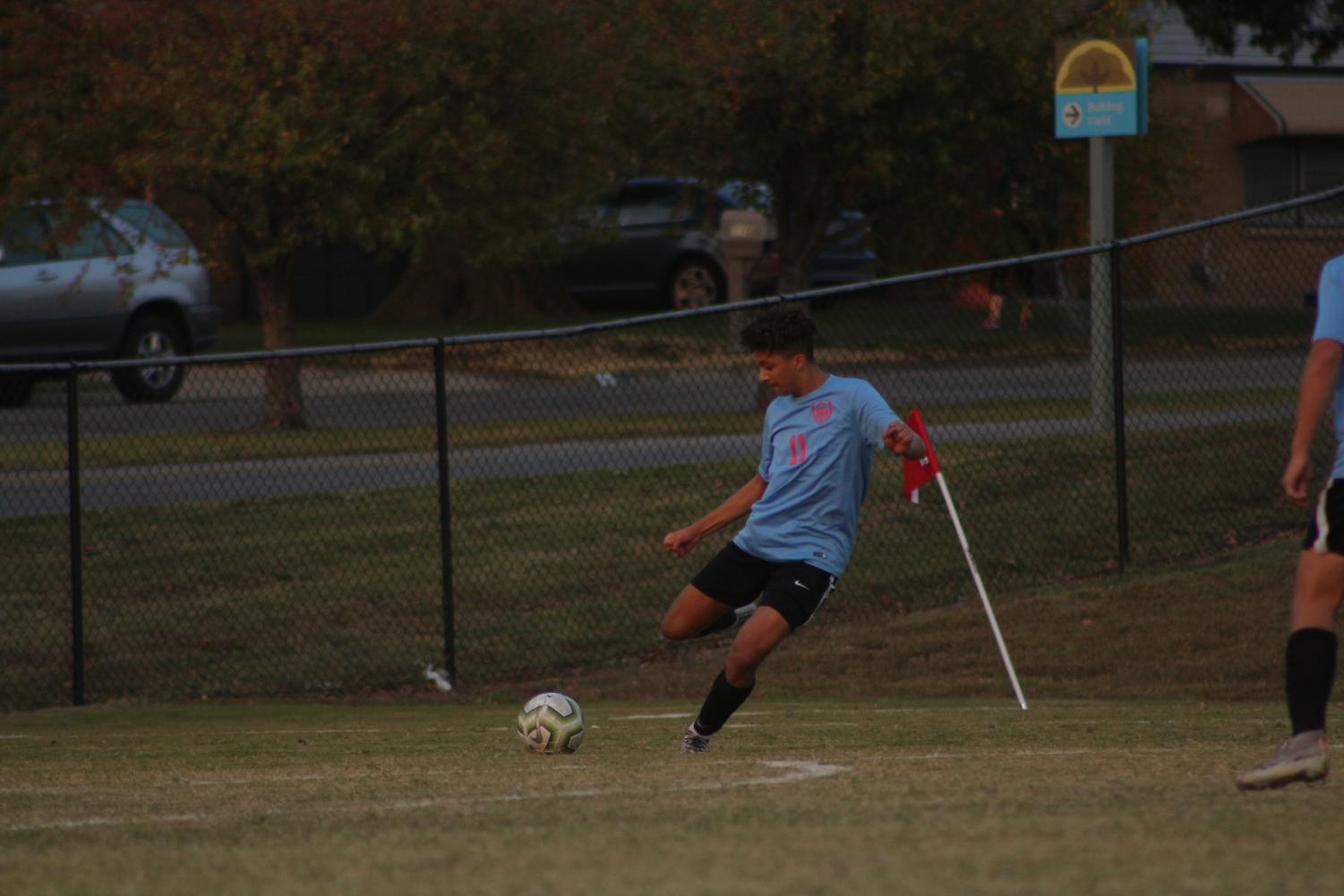 Varsity soccer v. Bishop Carroll (Photos by Mya Studyvin)